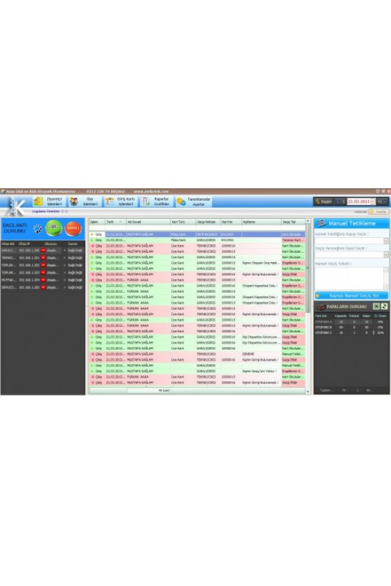 SHOWAVM AVAX OGS-HGS SISTEMI Otopark ve Site Giris Çikis Kontrol Programi