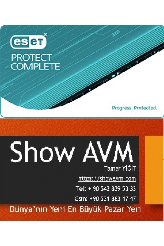 ESET® PROTECT COMPLETE 21 KULLANICI 3 (yıl) 